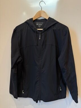 Coolibar Women’s Ultra-Light SPF Black Hooded Windbreaker